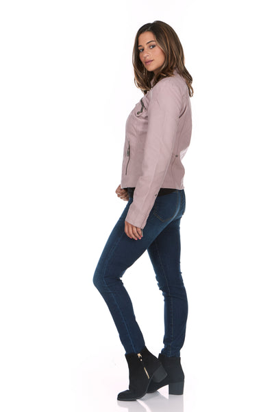 Vegan Leather Cabaret Moto Jacket