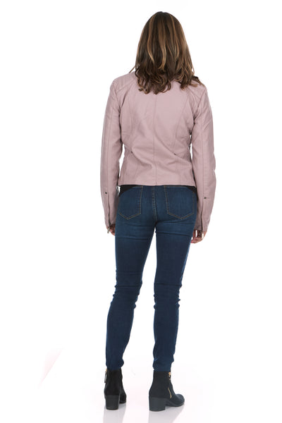 Vegan Leather Cabaret Moto Jacket